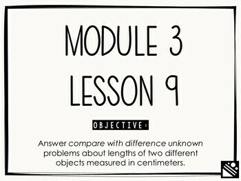 Preview of Math Presentation for Google Slides™ - 1st Grade Module 3 Lesson 9