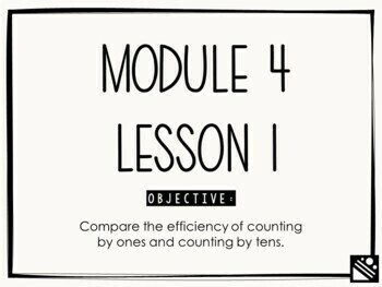 Preview of Math Presentation for Google Slides™ - 1st Grade Module 4 Lesson 1