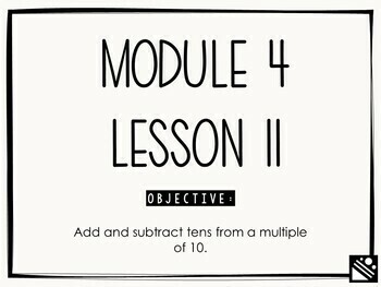 Preview of Math Presentation for Google Slides™ - 1st Grade Module 4 Lesson 11