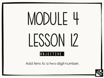 Preview of Math Presentation for Google Slides™ - 1st Grade Module 4 Lesson 12