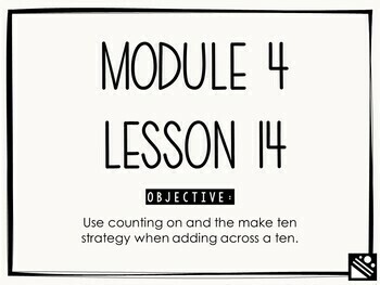 Preview of Math Presentation for Google Slides™ - 1st Grade Module 4 Lesson 14