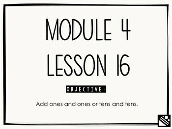 Preview of Math Presentation for Google Slides™ - 1st Grade Module 4 Lesson 16