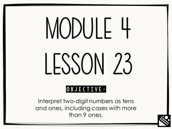 Preview of Math Presentation for Google Slides™ - 1st Grade Module 4 Lesson 23