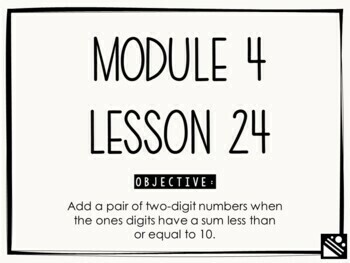 Preview of Math Presentation for Google Slides™ - 1st Grade Module 4 Lesson 24