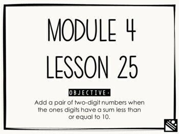 Preview of Math Presentation for Google Slides™ - 1st Grade Module 4 Lesson 25