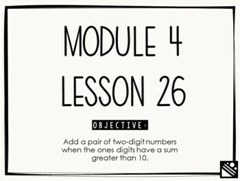 Preview of Math Presentation for Google Slides™ - 1st Grade Module 4 Lesson 26