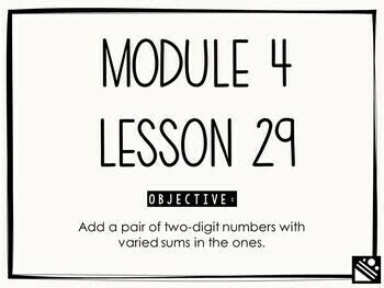 Preview of Math Presentation for Google Slides™ - 1st Grade Module 4 Lesson 29