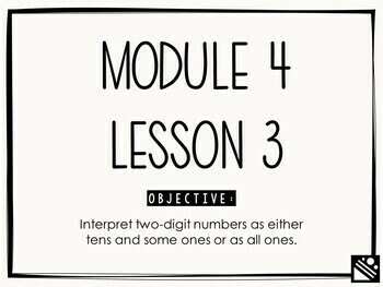 Preview of Math Presentation for Google Slides™ - 1st Grade Module 4 Lesson 3