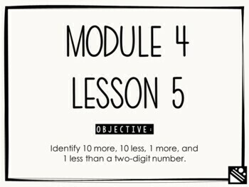 Preview of Math Presentation for Google Slides™ - 1st Grade Module 4 Lesson 5