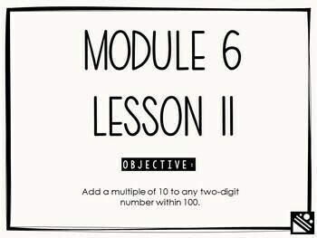 Preview of Math Presentation for Google Slides™ - 1st Grade Module 6 Lesson 11