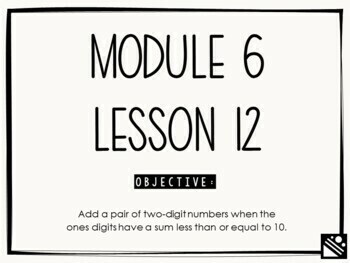 Preview of Math Presentation for Google Slides™ - 1st Grade Module 6 Lesson 12