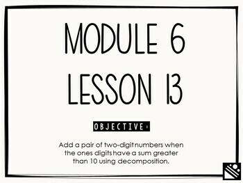 Preview of Math Presentation for Google Slides™ - 1st Grade Module 6 Lesson 13