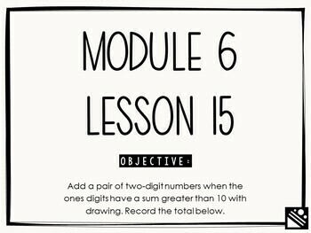 Preview of Math Presentation for Google Slides™ - 1st Grade Module 6 Lesson 15