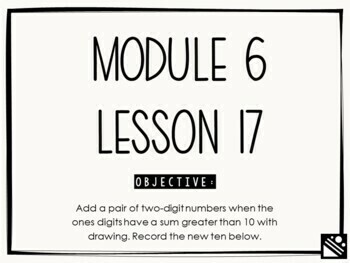 Preview of Math Presentation for Google Slides™ - 1st Grade Module 6 Lesson 17