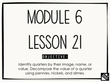Preview of Math Presentation for Google Slides™ - 1st Grade Module 6 Lesson 21
