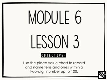 Preview of Math Presentation for Google Slides™ - 1st Grade Module 6 Lesson 3