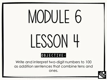 Preview of Math Presentation for Google Slides™ - 1st Grade Module 6 Lesson 4
