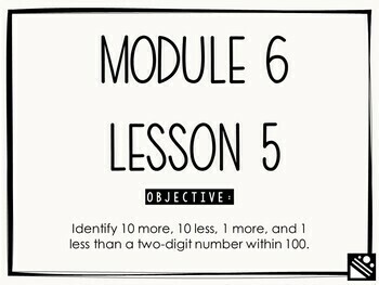 Preview of Math Presentation for Google Slides™ - 1st Grade Module 6 Lesson 5