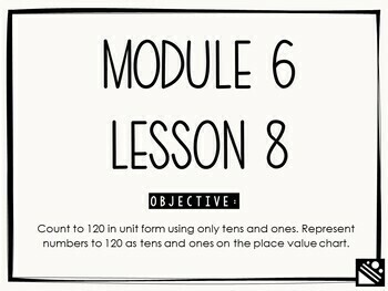Preview of Math Presentation for Google Slides™ - 1st Grade Module 6 Lesson 8