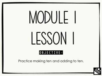Preview of Math Presentation for Google Slides™ - 2nd Grade Module 1 Lesson 1