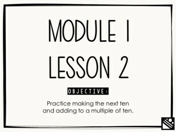 Preview of Math Presentation for Google Slides™ - 2nd Grade Module 1 Lesson 2