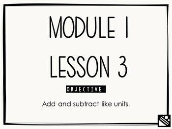 Preview of Math Presentation for Google Slides™ - 2nd Grade Module 1 Lesson 3