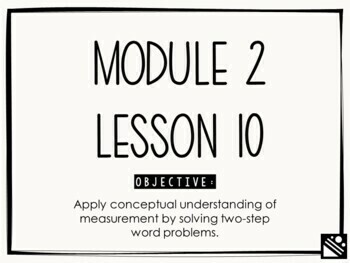 Preview of Math Presentation for Google Slides™ - 2nd Grade Module 2 Lesson 10