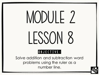 Preview of Math Presentation for Google Slides™ - 2nd Grade Module 2 Lesson 8