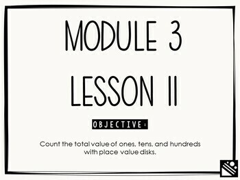Preview of Math Presentation for Google Slides™ - 2nd Grade Module 3 Lesson 11