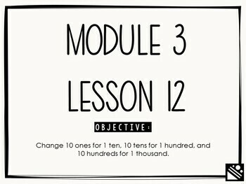 Preview of Math Presentation for Google Slides™ - 2nd Grade Module 3 Lesson 12