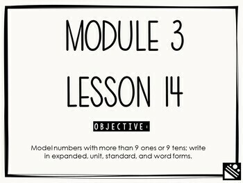 Preview of Math Presentation for Google Slides™ - 2nd Grade Module 3 Lesson 14