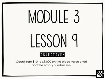 Preview of Math Presentation for Google Slides™ - 2nd Grade Module 3 Lesson 9