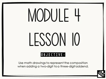 Preview of Math Presentation for Google Slides™ - 2nd Grade Module 4 Lesson 10
