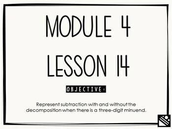 Preview of Math Presentation for Google Slides™ - 2nd Grade Module 4 Lesson 14
