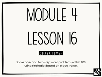 Preview of Math Presentation for Google Slides™ - 2nd Grade Module 4 Lesson 16