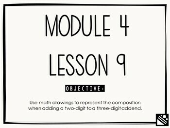 Preview of Math Presentation for Google Slides™ - 2nd Grade Module 4 Lesson 9
