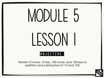 Preview of Math Presentation for Google Slides™ - 2nd Grade Module 5 Lesson 1