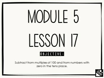 Preview of Math Presentation for Google Slides™ - 2nd Grade Module 5 Lesson 17