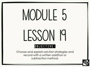 Preview of Math Presentation for Google Slides™ - 2nd Grade Module 5 Lesson 19