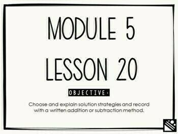 Preview of Math Presentation for Google Slides™ - 2nd Grade Module 5 Lesson 20