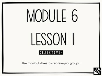 Preview of Math Presentation for Google Slides™ - 2nd Grade Module 6 Lesson 1