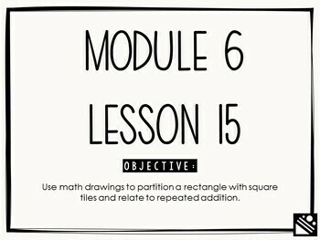 Preview of Math Presentation for Google Slides™ - 2nd Grade Module 6 Lesson 15