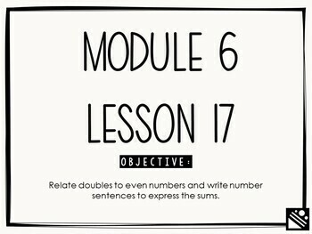 Preview of Math Presentation for Google Slides™ - 2nd Grade Module 6 Lesson 17