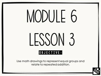 Preview of Math Presentation for Google Slides™ - 2nd Grade Module 6 Lesson 3