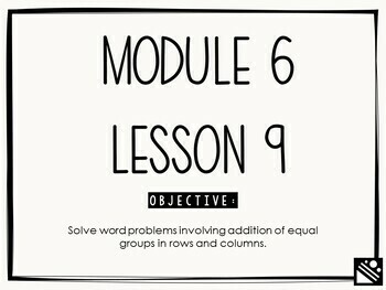 Preview of Math Presentation for Google Slides™ - 2nd Grade Module 6 Lesson 9