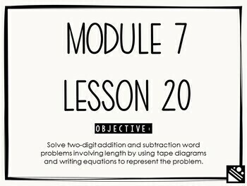 Preview of Math Presentation for Google Slides™ - 2nd Grade Module 7 Lesson 20
