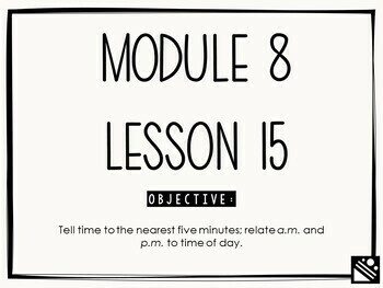 Preview of Math Presentation for Google Slides™ - 2nd Grade Module 8 Lesson 15