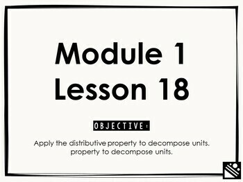 Preview of Math Presentation for Google Slides™ - 3rd Grade Module 1 Lesson 18