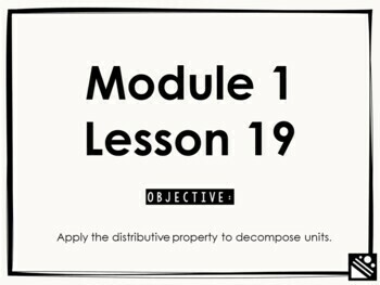 Preview of Math Presentation for Google Slides™ - 3rd Grade Module 1 Lesson 19