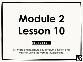 Preview of Math Presentation for Google Slides™ - 3rd Grade Module 2 Lesson 10